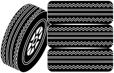 car illustration wheel silhouette race logo speed icon sport outline formula steering competition drive auto vehicle one fast automotive shape motor helmet flag for vector graphic background