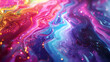 Colorful Liquid Abstract in Cosmic Style
