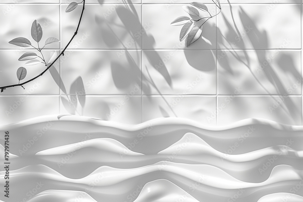 abstract background, Dive into a world of tranquility as the gentle ...