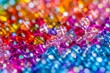 Many color bead close up for background. .