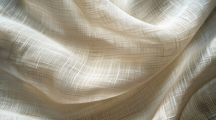 Aufkleber - A white fabric with a pattern of lines and dots. The fabric is very soft and smooth. It is used for a dress or a shirt