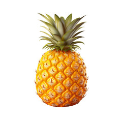 Wall Mural - pineapple isolated on white