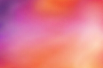 Wall Mural - Abstract gradient smooth Blurred Watercolor Orange And Purple background image