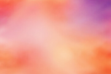 Wall Mural - Abstract gradient smooth Blurred Watercolor Orange And Purple background image