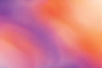 Wall Mural - Abstract gradient smooth Blurred Watercolor Orange And Purple background image