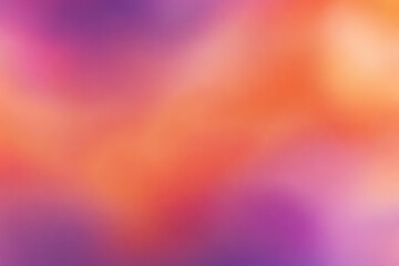 Wall Mural - Abstract gradient smooth Blurred Watercolor Orange And Purple background image