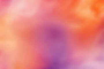 Wall Mural - Abstract gradient smooth Blurred Watercolor Orange And Purple background image