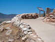 Paved trail with information stands at Tuzigoot National Monument - Clarkdale, Arizona