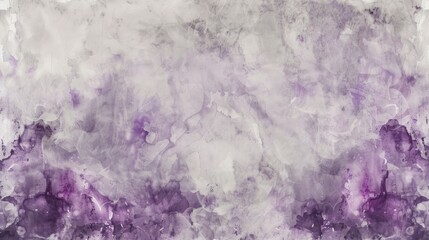 Sticker - Watercolor art background. Old paper. Purple and white texture for cards, flyers, poster, banner.	