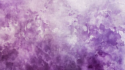 Canvas Print - Watercolor art background. Old paper. Purple and white texture for cards, flyers, poster, banner.	