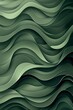horizontal banner with waves modern waves background illustration with dark green, olive drab and very dark green color