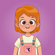 Kids cartoon character illustration