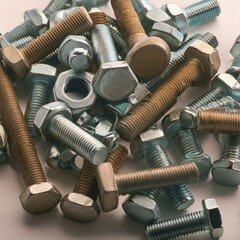 array of nuts and bolts