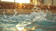 © Justlight - The invigorating feeling of jumping into a freezing cold pool after a hot sauna followed by a rush of warmth and satisfaction..