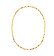 © Julia - Gold link chain jewelry necklace isolated cutout on transparent