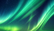 Background illustration of a night sky with a fantastic aurora