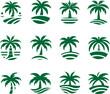 © ASRAFUL ISLAM - Palm tree logo icon set
