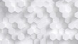 © TomWindeknecht - White geometric hexagonal honeycomb shape texture background 3d