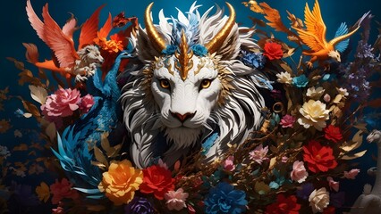 Wall Mural - animals  backgrounds, wallpapers 