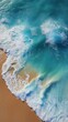 波の背景素材,Generative AI AI画像