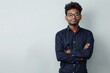 confident young indian man standing against white background people diversity 13