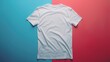 A blank t-shirt design template, offering space for creative graphics or meaningful text.