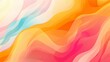 Vibrant waves of warm color gradients