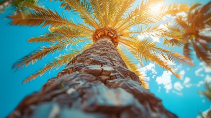 Sunny Palm Tree Beauty