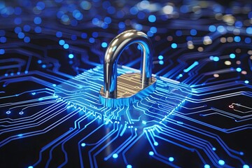 Padlock Matrix: Blue Cyber Protection Safeguard