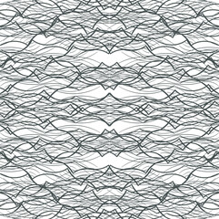 Wall Mural - Symmetrical texture in the form of intersecting lines forming an overall mass.
