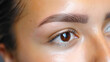  Flawlessly groomed eyebrows with defined arches, adding a touch of sophistication and refinement to the face