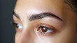  Flawlessly groomed eyebrows with defined arches, adding a touch of sophistication and refinement to the face