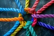 © Michael - Multicolored Rope Team Collaboration in Central Circle