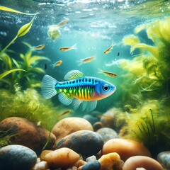 fish in aquarium