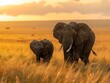 Tranquility in the Natural World: Elephants