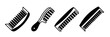 © Abay - Comb illustration. Comb icon vector set. Design for business. Stock vector.