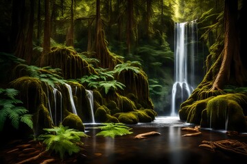  waterfall in the forest