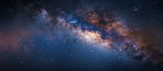 Wall Mural - glimpse the mesmerizing beauty of the starry night sky with the milky way shining brightly above