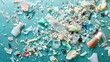 Everyday Consumer Products Breaking Down Into Microplastics with Visual Map of Chemical Spread