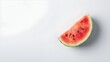 watermelon on a white background  ai generated 