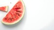 watermelon on a white background  ai generated 