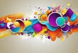 'Abstract illustration text background vector project used design colorful'