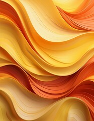Wall Mural - An abstract of a massive fire, with dark yellow, red, and gold luxury lines overlapping in a mesmerizing color and movement.abstract orange wave background