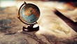 © wafi - Adventure map background focus globe Old stories Selective background