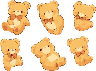 Wall Mural - bear clipart vector for graphic resources