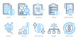 A set of 10 accounting icons as invoice, audit, tax return