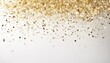'white gold confetti falling Anniversary color light background effects. banner birthday bright carnival celebrate celebration ceremony colourful commemoration'
