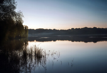 Wall Mural - sunrise lake Irish