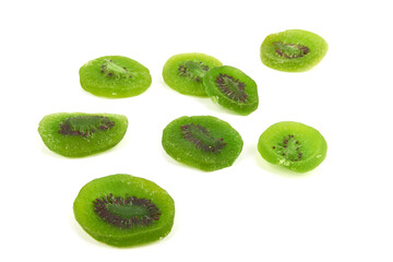 Canvas Print - Slices of dry kiwi