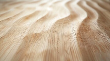 Canvas Print - Smooth wooden surface with natural grain patterns